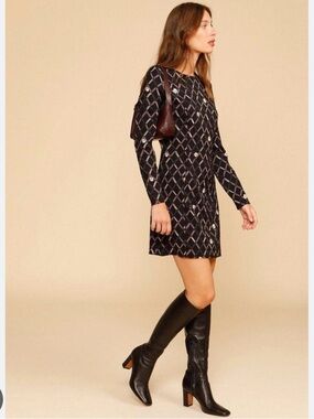 Rouje Black Mini Dress